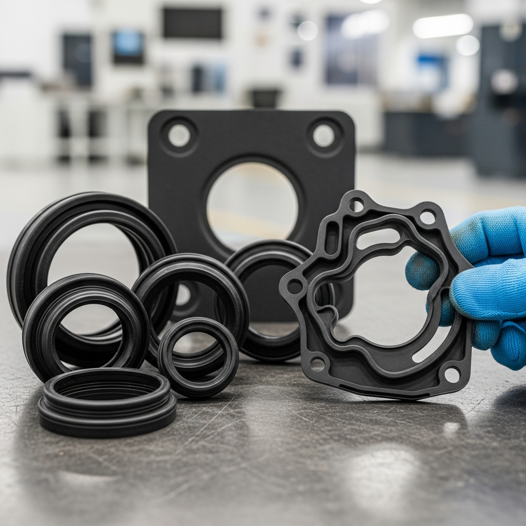 Custom moulded rubber seals and gaskets